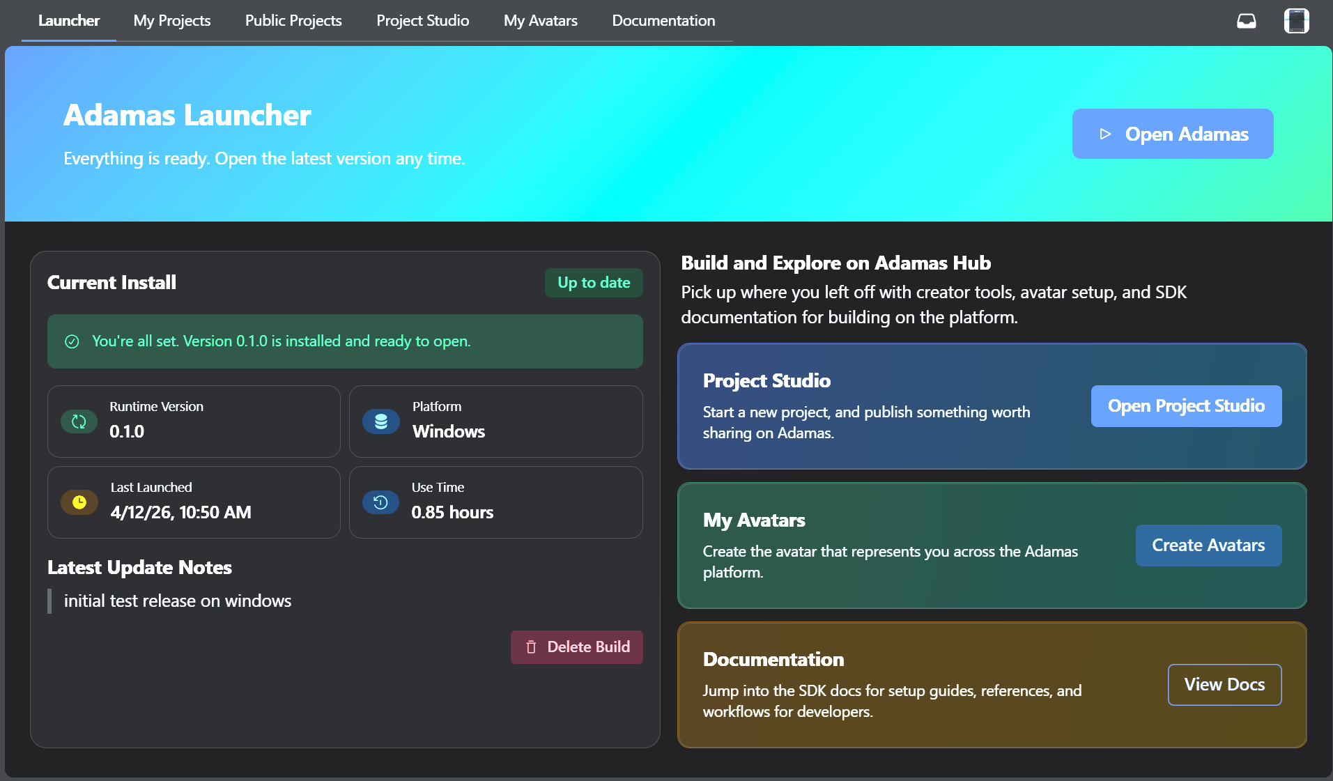Adamas Hub